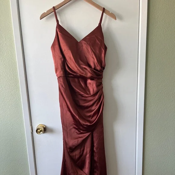 Revelry | Dresses | Revelry Rory Satin Dress In Cinnamon Rose Size 6 | Poshmark Revelry | Dresses | Revelry Rory Satin Dress In Cinnamon Rose Size 6 | Poshmark